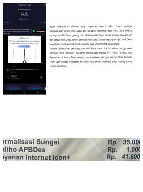 Proyek WiFi Desa di Tuban Disorot, Speed Test Diduga Tak Sesuai Klaim Pemerintah