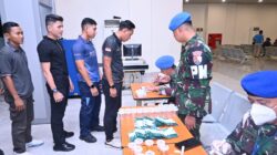 Cegah Penyalahgunaan Narkoba dan LGBT, Lanud Sultan Hasanuddin Gelar Apel Malam dan Tes Urine Prajurit Bujangan