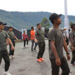 Kodim 1714/Puncak Jaya Bersama Pemda Laksanakan Jumat Sehat Yang Penuh Berkah