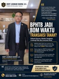“NJOP Naik, Sengketa Pecah: Dedy Luqman Hakim Kupas Polemik BPHTB dalam Jual Beli Tanah Bertahap”