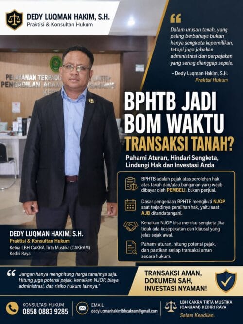 “NJOP Naik, Sengketa Pecah: Dedy Luqman Hakim Kupas Polemik BPHTB dalam Jual Beli Tanah Bertahap” “NJOP Naik, Sengketa Pecah: Dedy Luqman Hakim Kupas Polemik BPHTB dalam Jual Beli Tanah Bertahap”