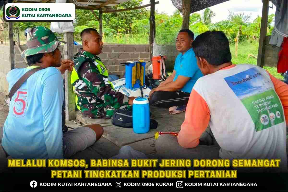Melalui Komsos, Babinsa Bukit Jering Dorong Semangat Petani Tingkatkan Produksi Pertanian Melalui Komsos, Babinsa Bukit Jering Dorong Semangat Petani Tingkatkan Produksi Pertanian