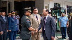 Panglima TNI Dampingi Menhan RI Terima Kunjungan Wakil Perdana Menteri sekaligus Menteri Negara Urusan Pertahanan Qatar