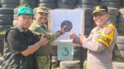 Hari Bhayangkara ke-80, Forkopimcam se-Kediri Adu Ketepatan di Lapangan Tembak Polres