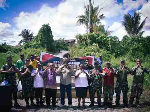 Perkuat Konektivitas Wilayah, Kodim 1710/Mimika Ground Breaking 6 Jembatan Garuda Perkuat Konektivitas Wilayah, Kodim 1710/Mimika Ground Breaking 6 Jembatan Garuda