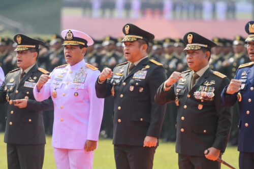Panglima TNI Pimpin Upacara Prasetya Perwira Diktukpa TNI Integratif TA 2026 di Akademi Militer