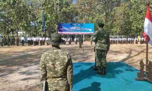 Tumbuhkan Semangat Juang Generasi Muda, Kodim Bojonegoro Gelar Persami Korp Kadet Republik Indonesia