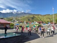 Kodim 1714/Puncak Jaya Laksanakan Kegiatan Jumat Sehat
