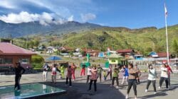Kodim 1714/Puncak Jaya Laksanakan Kegiatan Jumat Sehat