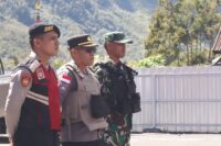 Kodim 1714/Puncak Jaya dan Polri Laksanakan Patroli Cipta Kondisi Kabupaten Puncak Jaya Dalam Kondisi Aman