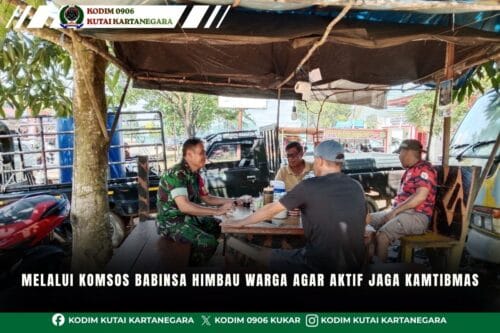 Melalui Komsos Babinsa Himbau Warga Agar Aktif Jaga Kamtibmas Melalui Komsos Babinsa Himbau Warga Agar Aktif Jaga Kamtibmas