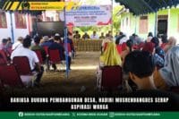 Babinsa Dukung Pembangunan Desa, Hadiri Musrenbangdes Serap Aspirasi Warga