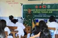 Dari Sekolah untuk Indonesia, TMMD ke-129 Kodim 1505/Tidore Bekali Pelajar dengan Wawasan Kebangsaan