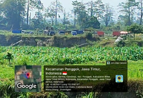 Warga Resah, Dugaan Tambang Pasir Ilegal di Blitar Masih Bebas Beroperasi