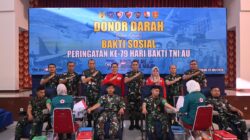 Lanud Sultan Hasanuddin Bersama Satuan TNI AU Makassar Gelar Donor Darah, Wujud Nyata Pengabdian bagi Kemanusiaan