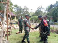 Tim Wasev TMMD Ke-129 Tinjau Langsung Kampung Sesor, Pastikan Program TMMD Kodim 1807/Sorong Selatan Berjalan Optimal