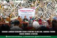 Sebagai Langkah Bersama Cegah Stunting Sejak Dini, Babinsa Tukung Hadiri Rembug Stunting