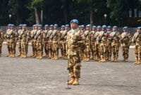 Panglima TNI Sambut Kepulangan Satgas Kizi TNI Kontingen Garuda XX-V MONUSCO