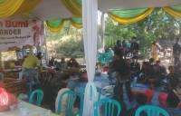 Berbalut Seni Langen Tayub, Danramil Dander Bojonegoro Hadiri Sedekah Bumi di Taman Tirtawana