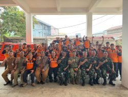Tim Penyuluh Karhutla Sesko TNI Kunjungi BPBD Kota Samarinda