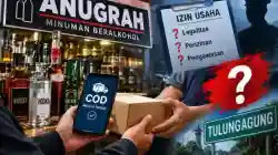 Legalitas Dipertanyakan, Penjualan Minuman Beralkohol Anugrah di Tulungagung Disorot hingga Mekanisme COD