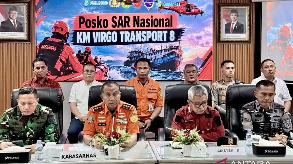 Hari Ke-21 Pencarian KM Virgo Transport 8, Basarnas Ubah Fokus Operasi