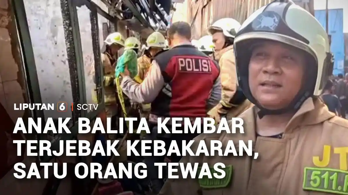 Balita Meninggal dalam Kebakaran Sejumlah Rumah di Cakung