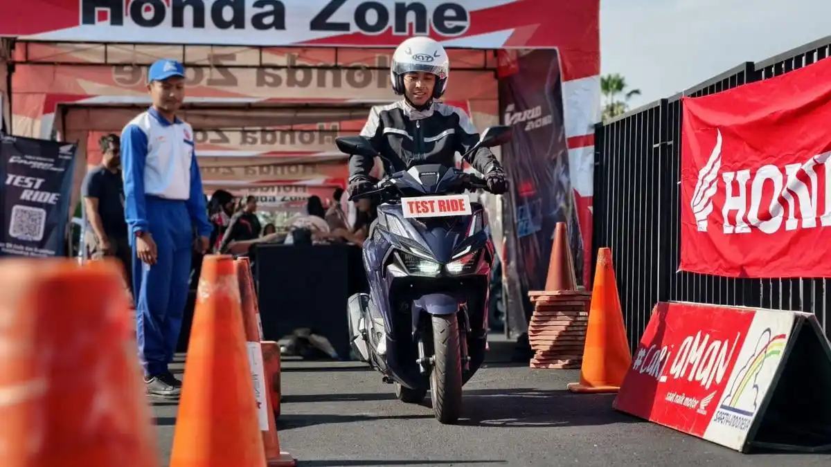 New Honda Vario Evo 160 Diserbu Pengunjung di Malang, Test Ride Jadi Primadona