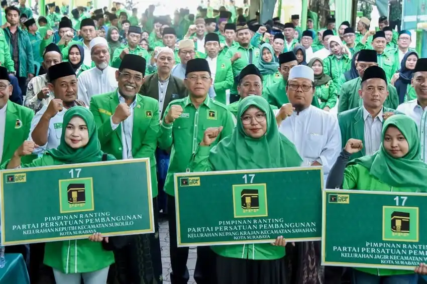 Mardiono Tetapkan Sasaran PPP Surabaya untuk Pemilu 2029