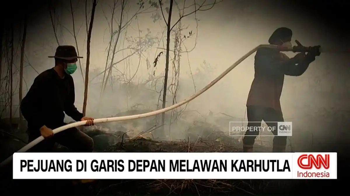 Relawan Karhutla Palangka Raya Tetap Bertahan di Tengah Kepulan Asap dan Honor Tertunda