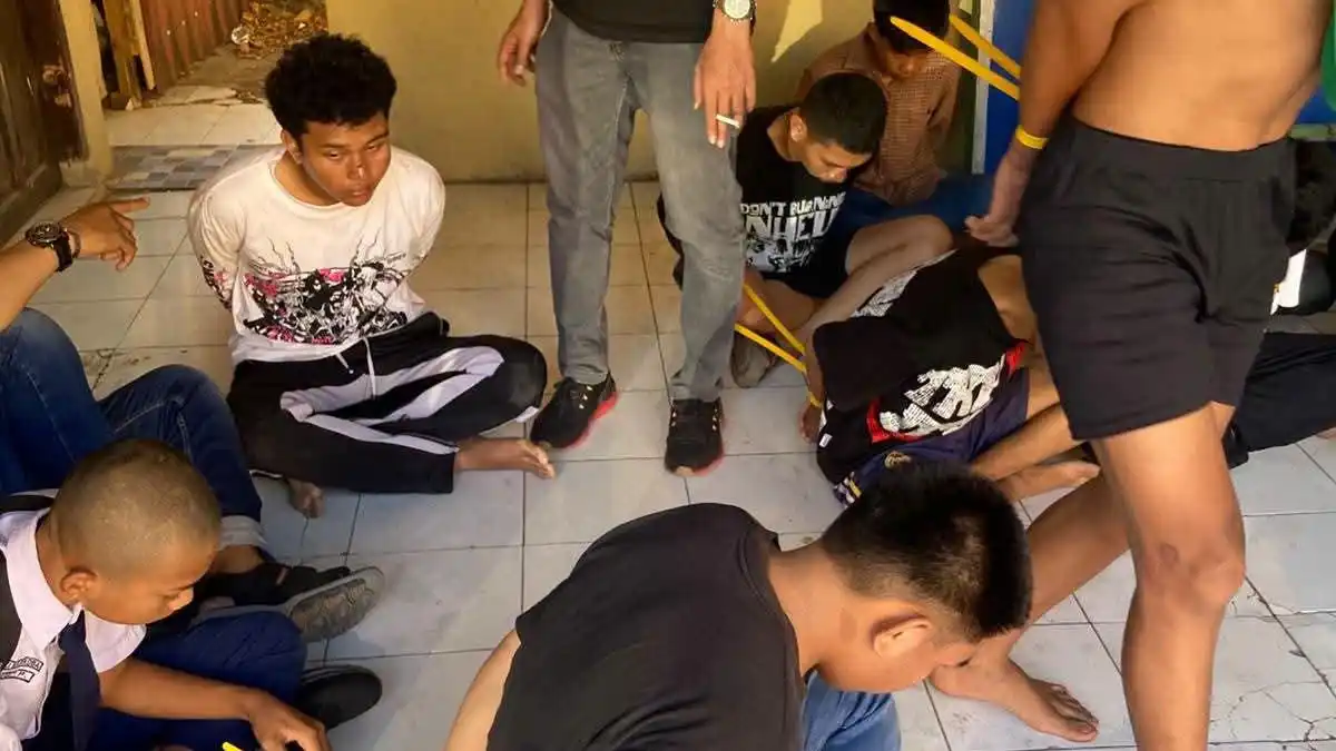 Dua Puluh Pelajar Diamankan dalam Kasus Penyerangan Geng Motor di Makassar