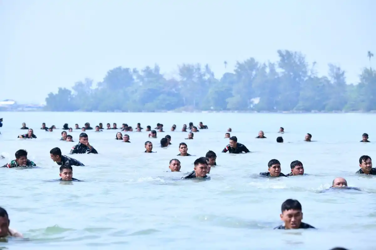 Latihan Lintas Medan Lanud Raden Sadjad Perkuat Kesiapan Personel di Natuna