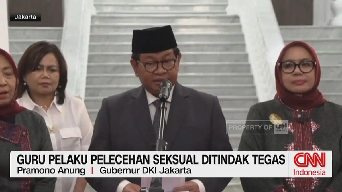 Gubernur Jakarta Minta Guru SMKN 27 Dijatuhi Sanksi Tegas