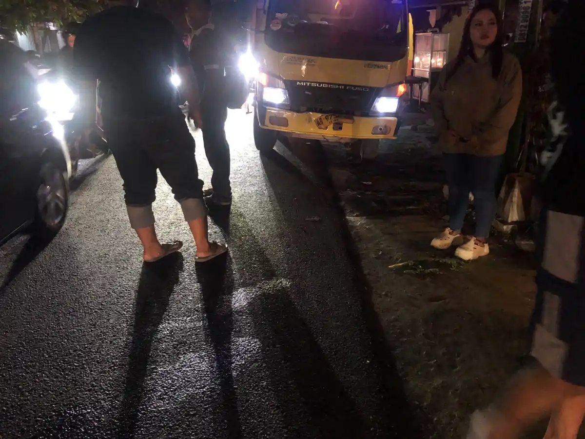 Kecelakaan Motor dan Truk di Gaprang Blitar Menewaskan Satu Korban