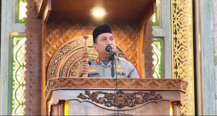 Pesan Khatib Kapolres Mempawah: Perkuat Iman, Rawat Kamtibmas, dan Bijak Bermedia Sosial