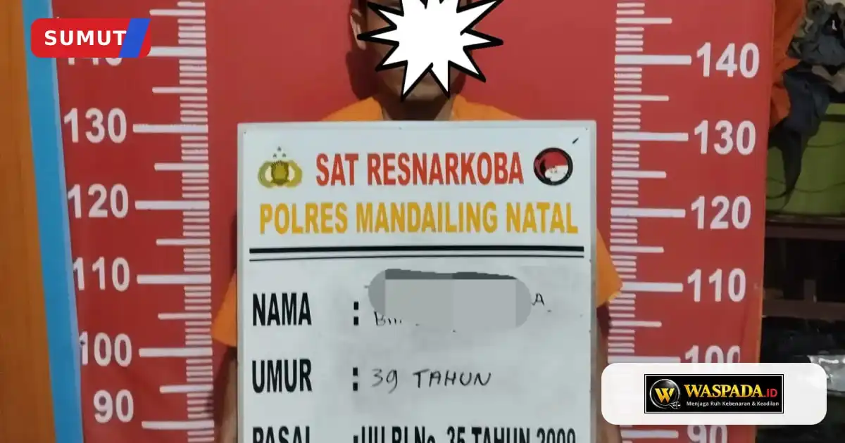 Polres Madina Tangkap Pria di Rumah Kosong, Diduga Kuasai Sabu