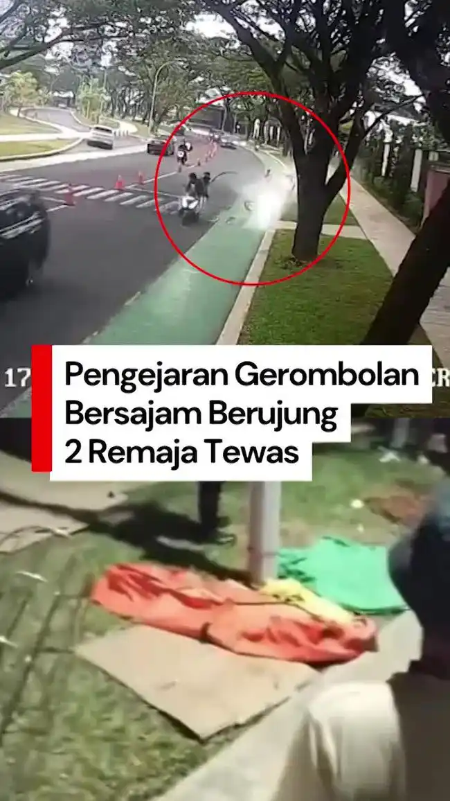 Dua Pelajar Tewas dalam Kecelakaan Setelah Dikejar Kelompok Bersenjata Tajam