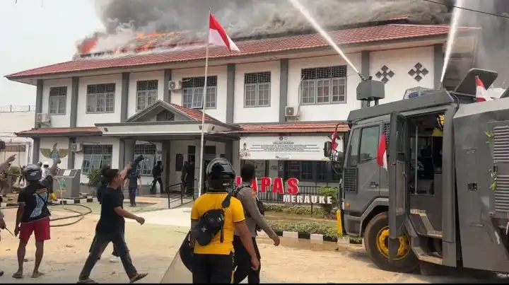 Kericuhan dan Kebakaran di Lapas Merauke Berawal dari Penertiban Barang Terlarang