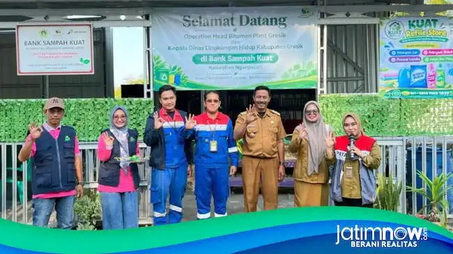 Renovasi Bank Sampah di Gresik Perkuat Pengelolaan Limbah dan Cegah Risiko Karhutla