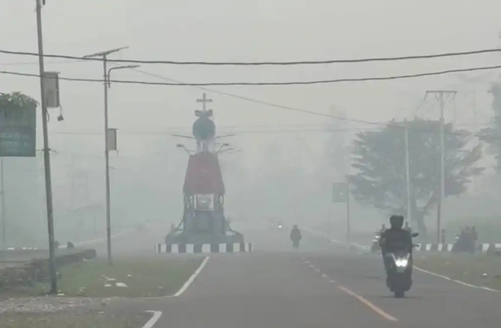 Kabut Asap Karhutla Papua Selatan Masuk Permukiman Yahukimo