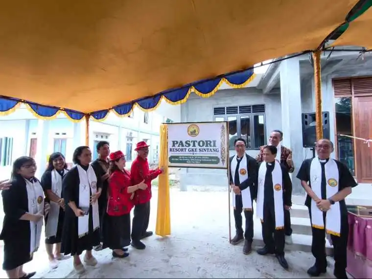Pastori Resort GKE Sintang Diresmikan, Kartiyus Tekankan Perawatan Bersama