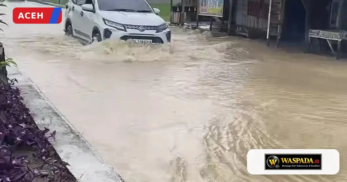 Banjir Rendam Jalur Kutacane–Medan dan Permukiman Bambel akibat Tanggul Jebol