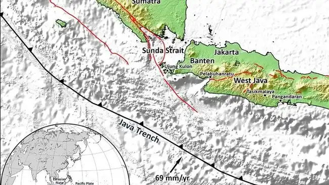 Peta Megathrust Indonesia: Potensi Gempa M9,2 dan Tsunami di Atas 10 Meter