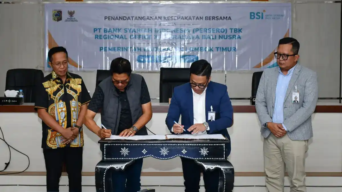 Pemkab Lombok Timur dan Bank Syariah Indonesia Sepakati Kerja Sama