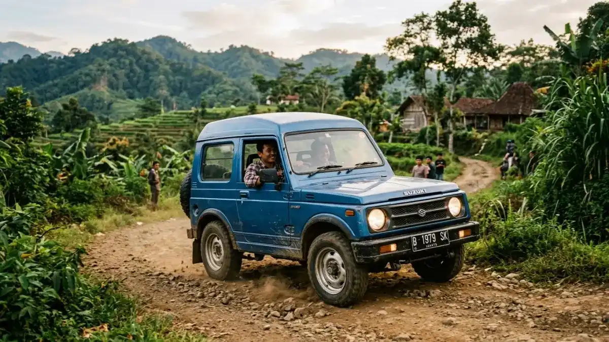 Jejak Nama “Mobil Jangkrik” pada Suzuki Jimny LJ80