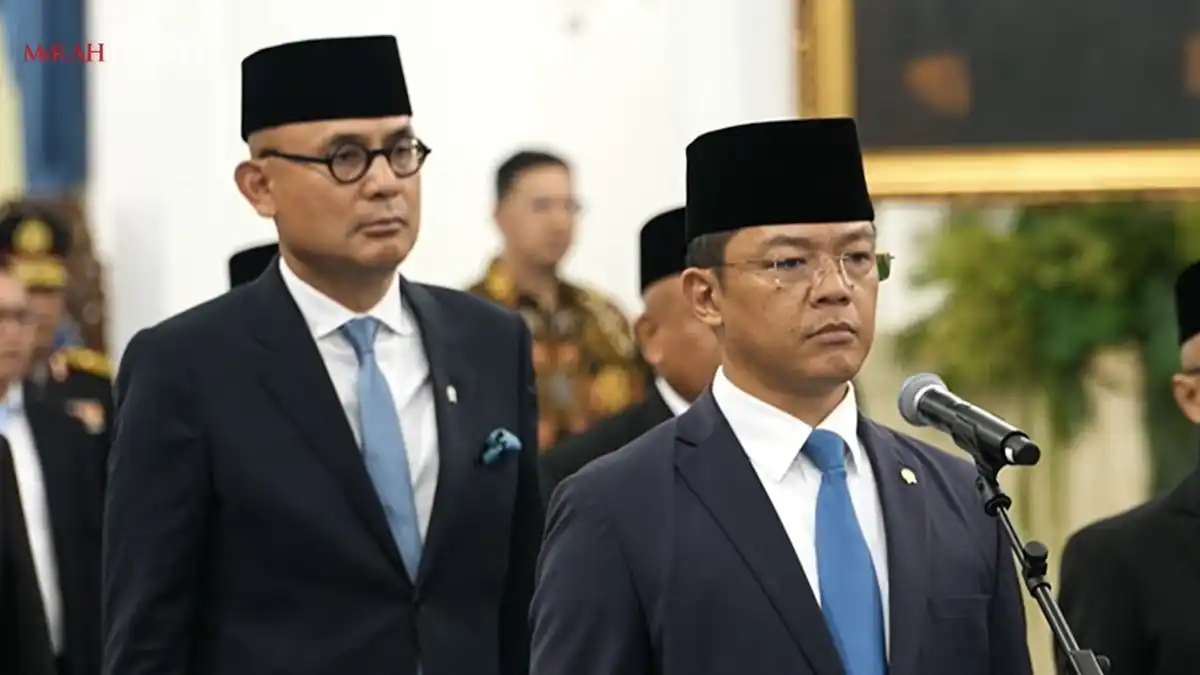 Arrmanatha Nasir Resmi Pimpin Kementerian Luar Negeri Setelah Serah Terima dengan Sugiono