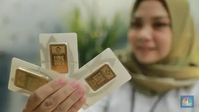 Harga Emas Antam Turun Rp20.000 pada Perdagangan 13 Oktober 2026