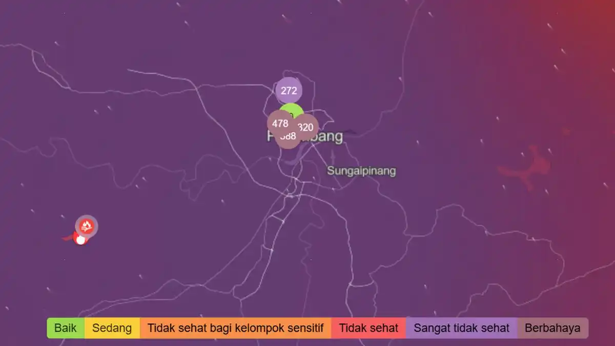 Asap Karhutla dan Suhu Ekstrem Mengancam Sumatera Selatan