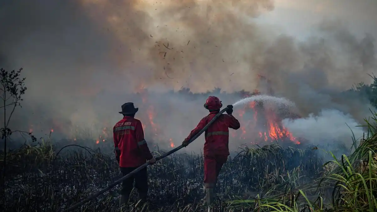 Sumsel Kaji Penyemaian Dry Ice untuk Mengurai Kabut Asap Karhutla