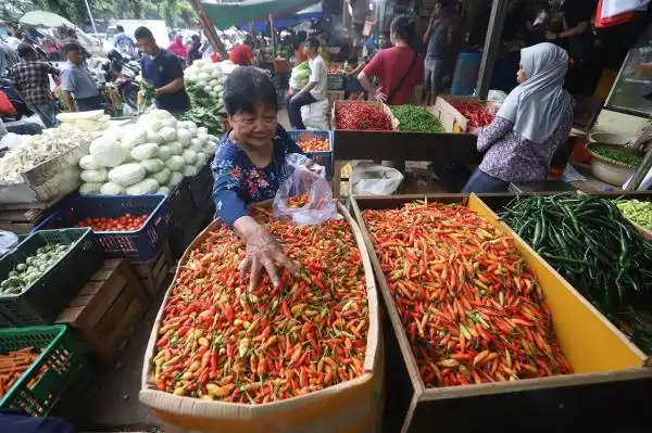 Harga Cabai di Pasar Naik pada 13 Oktober, Beras Tetap Stabil